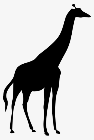 Giraffe Silhouette Comments - Jirafa Silueta Png #4524229