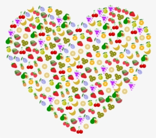 Heart, Fruit, Nature, Ecological, Green, Plant - Fruit Heart Png #4524498