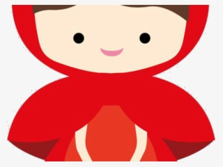 Red Riding Hood Clipart Happy Girl - Chapeuzinho Vermelho Para Imprimir #4525335