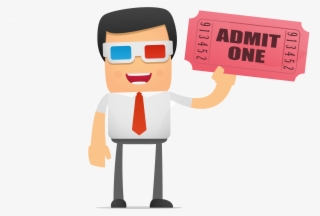 Set Of Funny Cartoon Manager Vector #4525340