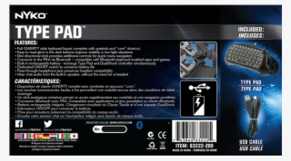 Type Pad For Playstation®4 - Nyko Ps4 Type Pad (ps4) #4525769
