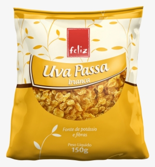 Uva Passa Branca Sem Semente 150g Feliz - Uva Passa Embalagem #4528726