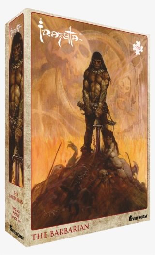 Jigsaw Puzzle Featuring Frazetta The Barbarian - Conan The Barbarian Frazetta #4528729