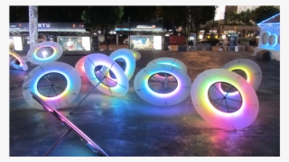 This Monumental 9 Ton Sculpture 'wish' By American - Light-emitting Diode #4531442