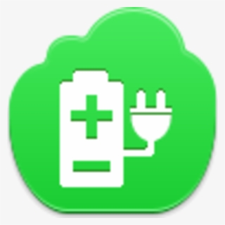 Electric Power Icon Image - Green Youtube Download Icon #4531557