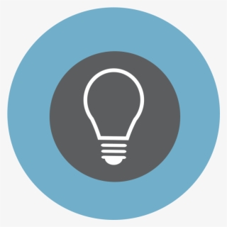 Light Bulb Icon Blue - Compact Fluorescent Lamp #4531678