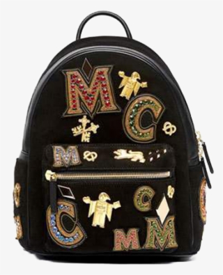Mcm - Mcm Stark Crown Jewel Backpack - Small - Black #4532304