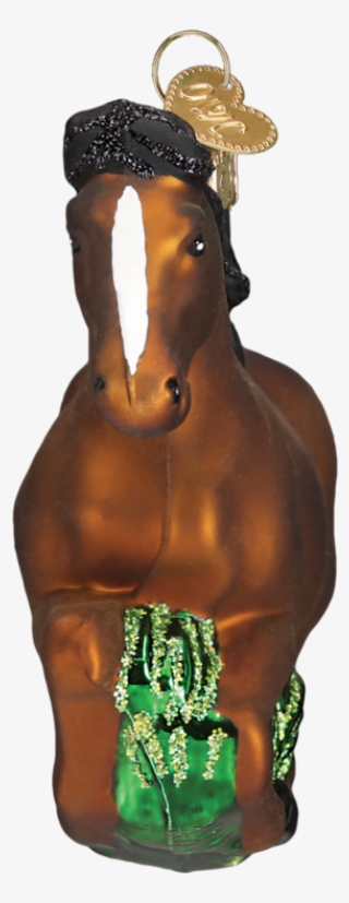 Solid Brown Mustang Horse Old World Christmas Ornament #4532372