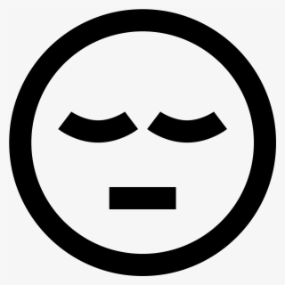 The Icon Is An Emoticon Type Face That Is Representing - Calm Down Png Icon #4532761