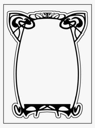 Art Nouveau - Google Search - Art Nouveau Frame Vector Png #4533660