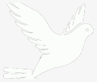 White Dove Clipart Faith - Dove Drawing #4534141
