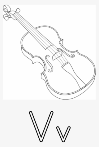 Drawing Violin Viola Coloring Book Bow #4534946