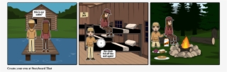 A Week In The Cabin - Storyboardthat Vacation #4535566