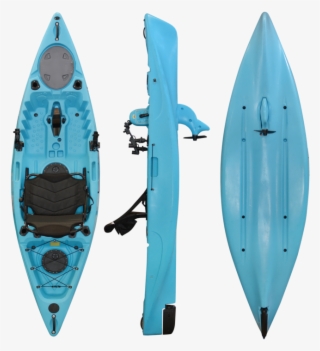 Single Person Rotomolded Pedal Kayak Set - Sea Kayak #4535821