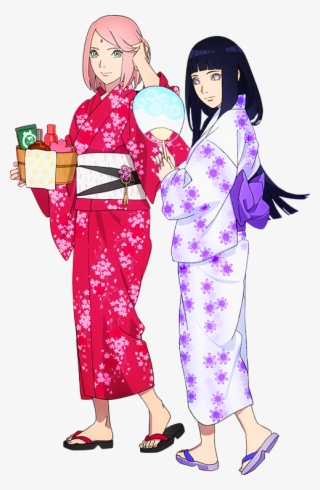 Hinata Hyuga - Sakura Haruno The Last Kimono #4536086