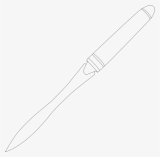 Genuine Wood Collection Letter Opener - Line Art #4536249