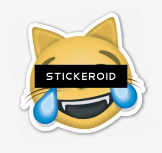 Cat With Tears Of Joy Emoji - Face With Tears Of Joy Emoji #4536866