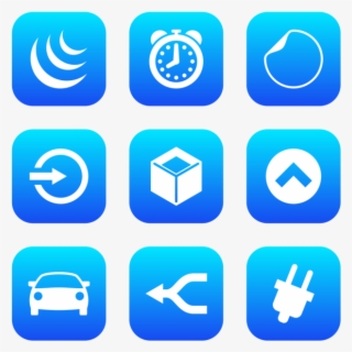 Raphael Icon In Style Flat Rounded Square White On - Overtøj Pictogram #4537328