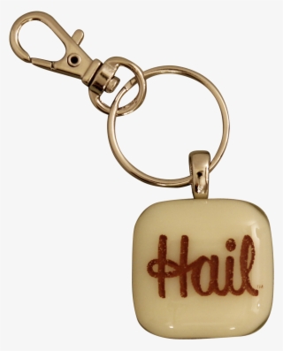 University Of Michigan Hail Michigan Glass Key Chain - Michigan #4538267