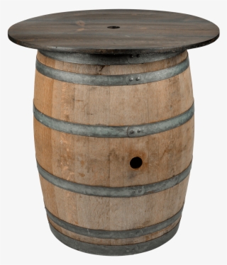 Wine Barrel Umbrella Stand - End Table #4538968