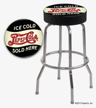 The Goal Of This Project Was To Showcase Some Of Pepsi's - Single Ring Bar Stool With Chrome Frame #4539148