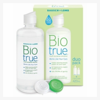 B&l Biotrue Multi-purpose Solution Duo Pack - Bausch Lomb Biotrue Multi Purpose Solution #4539880