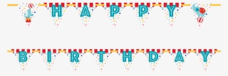 Circus Carnival Happy Birthday Banner - Birthday #4540798