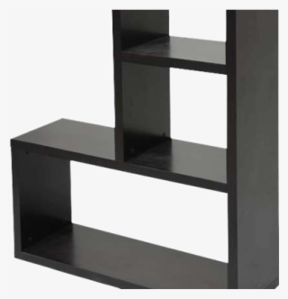 Graphic Royalty Free Stock Modern Black Bookshelf - L Shaped Book Case #4541392