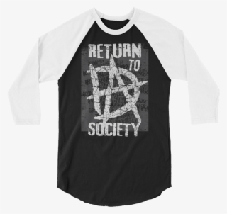 Dean Ambrose "return To Society" 3/4 Sleeve Raglan - Dean Ambrose T Shirt Return To Society #4541461