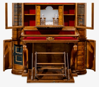 Victorian Secret Bookcase - Victorian Bookcases Png #4541657