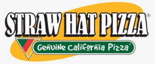 Straw Hat Pizza Logo #4542586