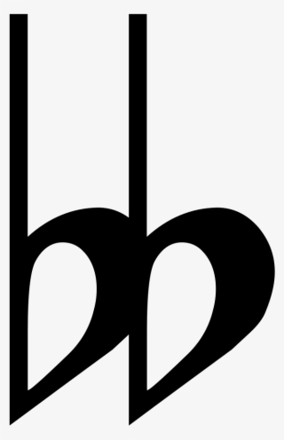 As I Indicated In My Comment Which The Op Acknowledged - Double Flat Note Png #4543026