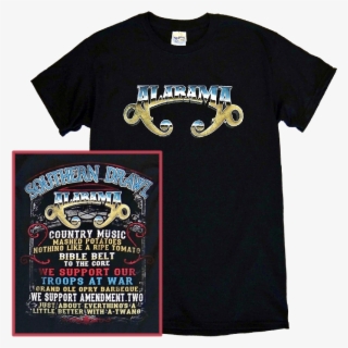 Alabama Black Tee- Southern Drawl Lyrics - Alabama Southern Drawl Lyrics #4543530