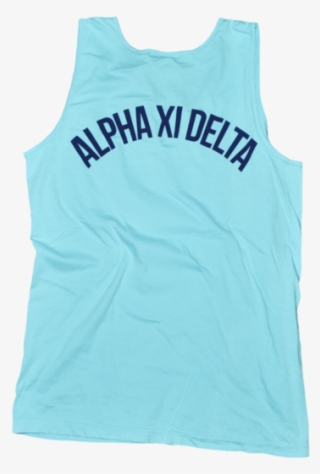 Alpha Xi Delta Autismspeaks Puzzle Tank Back - Active Tank #4543612