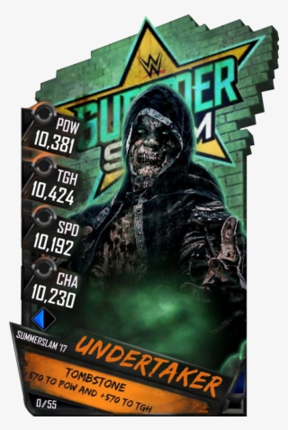 Supercard Undertaker R10 Summerslam Supercard Undertaker - Wwe Supercard Aj Styles Titan #4543886