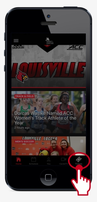Tap The Cardsmobile App Icon And Then Tap The "tickets" - Parking #4544689