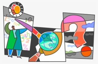 Vector Illustration Of Investigation And Research Magnifying #4546470