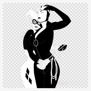 Download Harley Quinn And Catwoman Png Clipart Catwoman - Portable Network Graphics #4546526