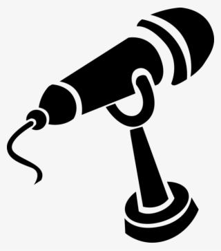 Vector Illustration Of Acoustic To Electric Transducer - Mic Vector #4547132