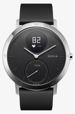 So, Nokia Steel Hr Is Finally Back, And You Can Go - Nokia Steel Hr Smart Watch Black - 40mm #4550407
