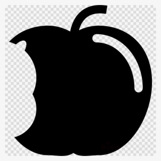 Bitten Apple Silhouette Png Clipart Apple - Simbolo De Telefono Vector #4551638