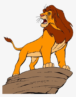 Simba's Face Simba Simba Roaring - Lion King Roar Clipart #4552063