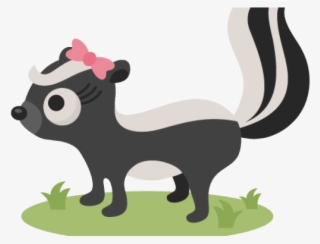 Skunk Clipart Girl - Clip Art #4552163