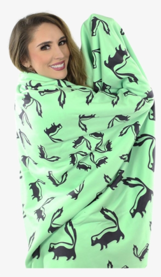 Skunk Fleece Blanket - Blanket #4552909