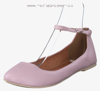 Bianco Ankle Strap Ballerina Light Pink - Ballet Flat #4553373