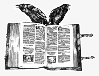 Book And Ravens Logo - Book #4554547