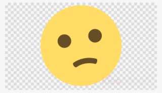 Confused Emoji Facebook Clipart Emoji Smiley Emoticon - Emoji Triste Whatsapp Png #4554635