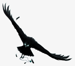 Raven Art Png - Anime Raven Animal #4554710