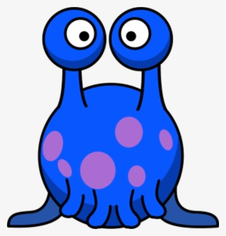 Ufo Clipart Blue Alien - Silly Alien Clip Art #4555201
