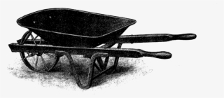 This Is A Wonderfully Detail Wheelbarrow Digital Stamp - Wheelbarrow #4556234